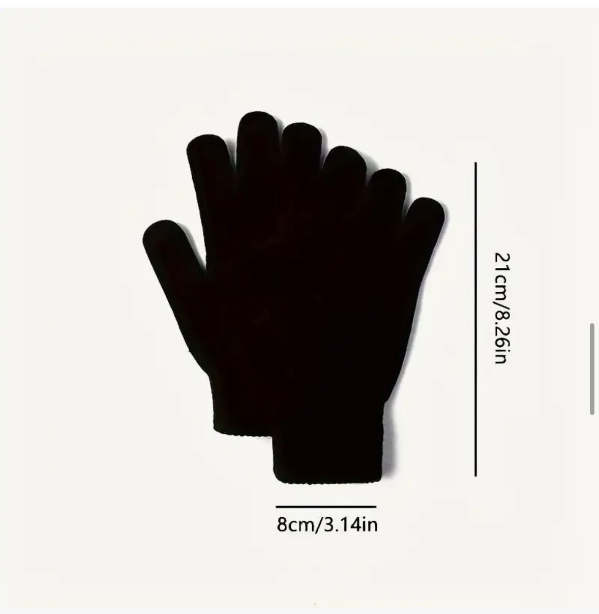 1 Ensemble Bonnet et Gants d'Hiver.