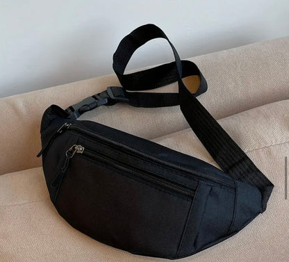 Sac Banane Léger et Ajustable à Plusieurs Couches - Fermeture Éclair