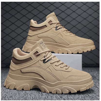 All-match Work Low-top Short Booties Male