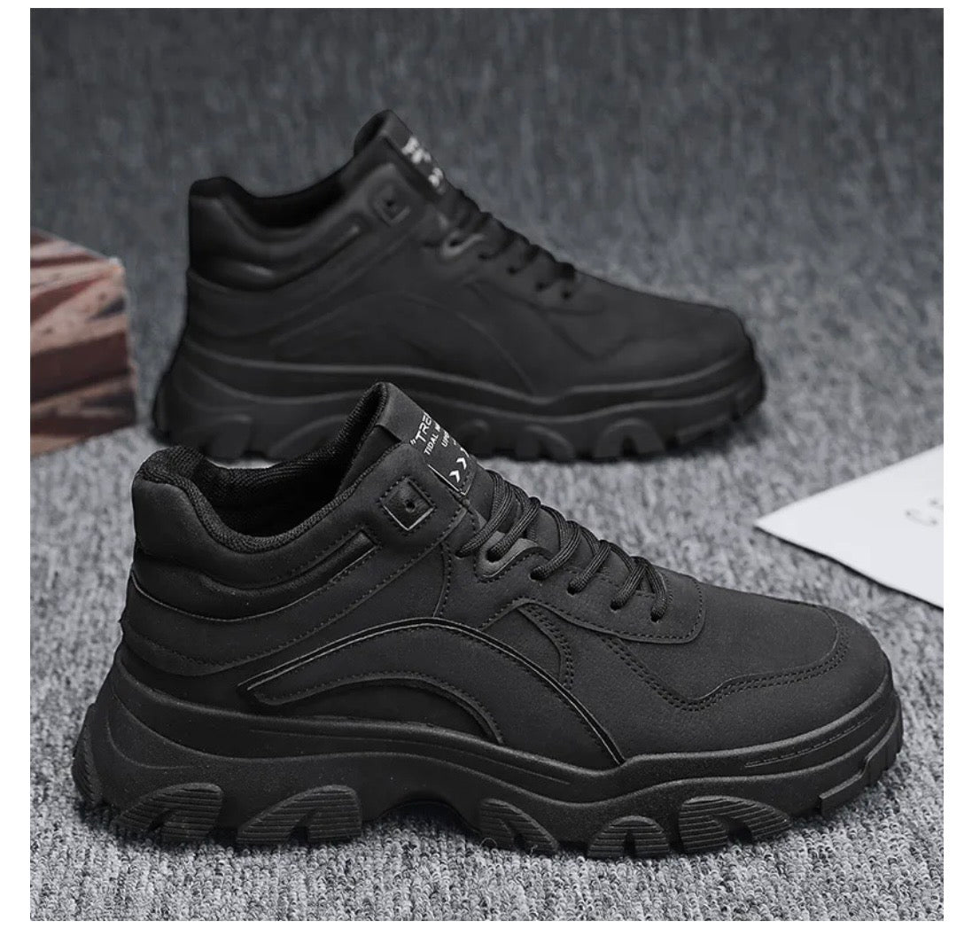 All-match Work Low-top Short Booties Male